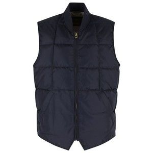 Fortela Quilted Woven Vest With High Collar - NWT
